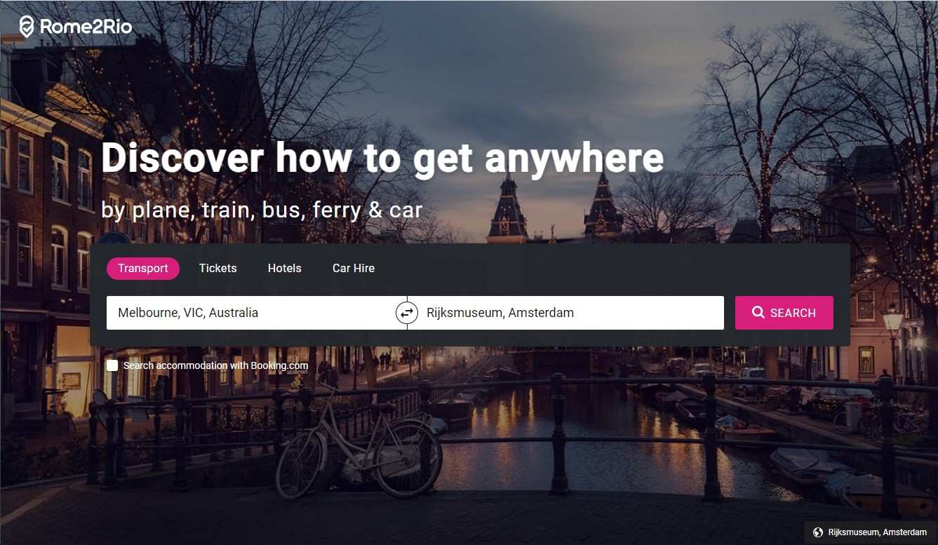 besten apps für Gruppenreisen Rome2Rio