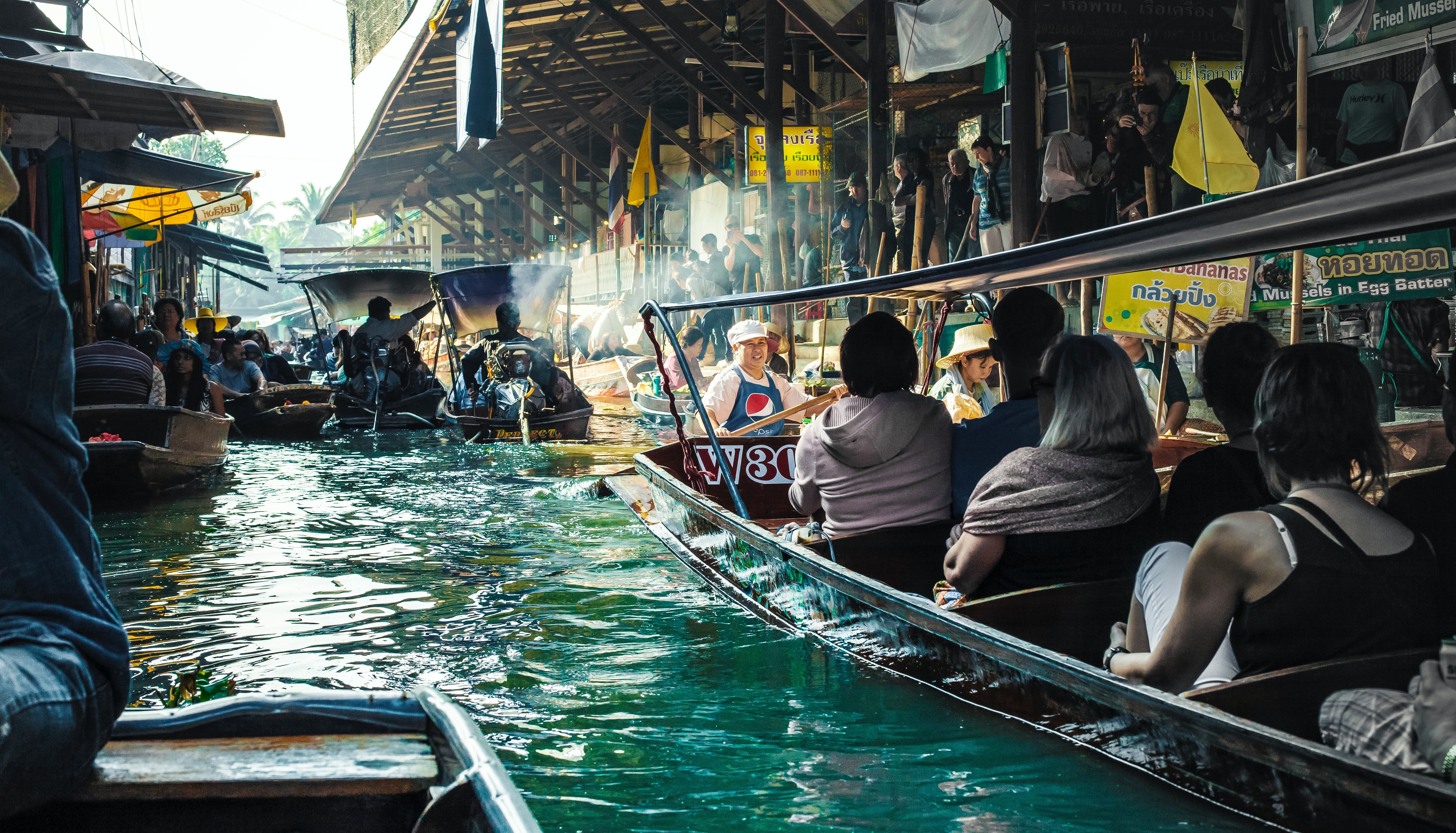 Damnoen Saduak Floating Market, Thailand.