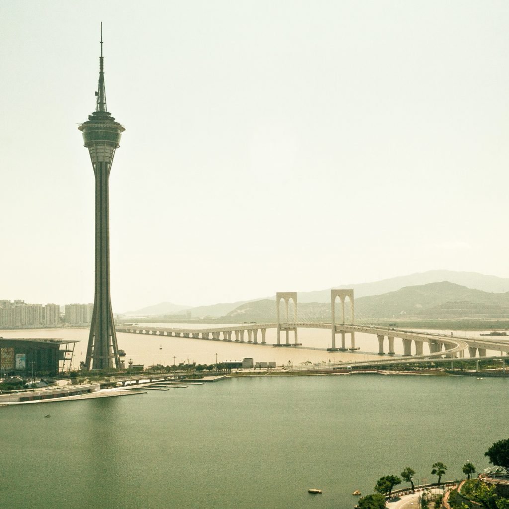 Your bungee jump from Macau Tower