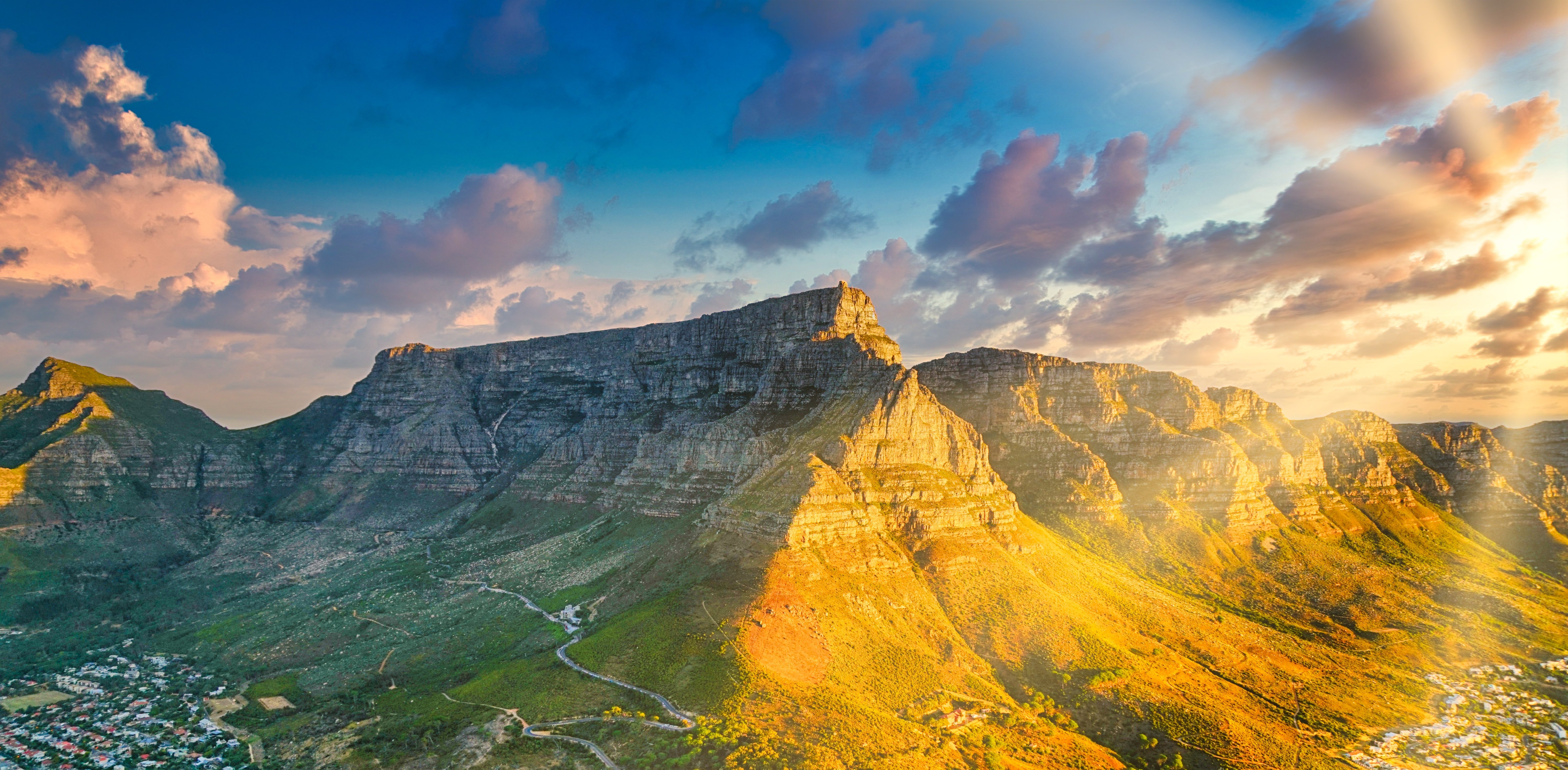 Table Mountain in South Africa.