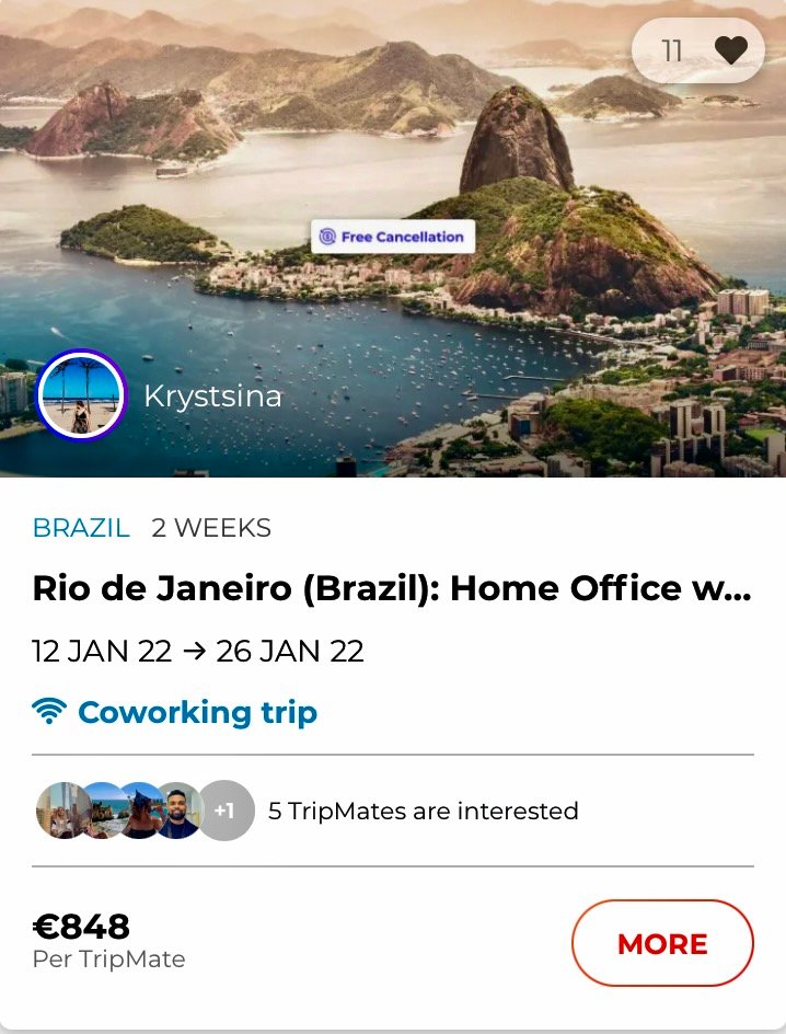 Verlege dein Homeoffice nach Brasilien mit TripLeader Krystsina