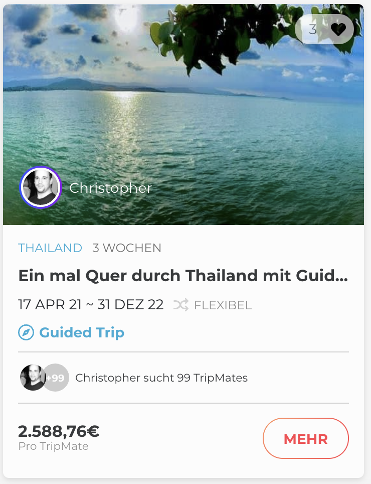 Begleitet TripLeader Christopher auf einer Tour durch Thailand.