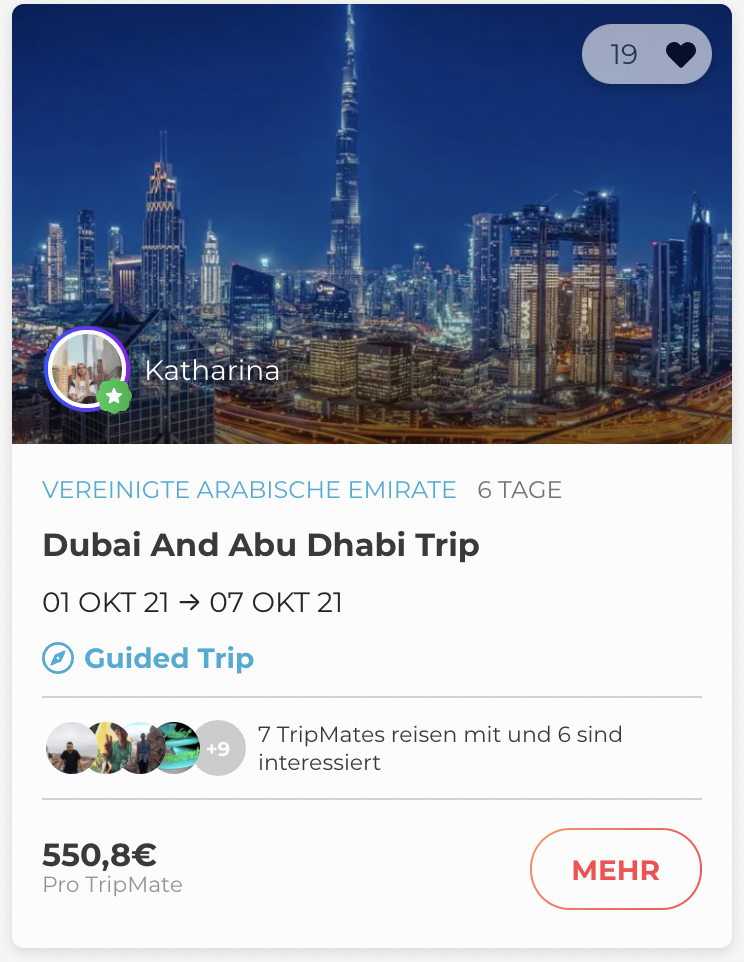 Begleitet TripLeader Katharina nach Dubai und Abu Dhabi