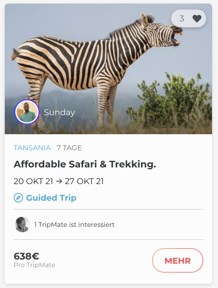 Begleitet TripLeader Sunday auf einer Safari in Tasania.