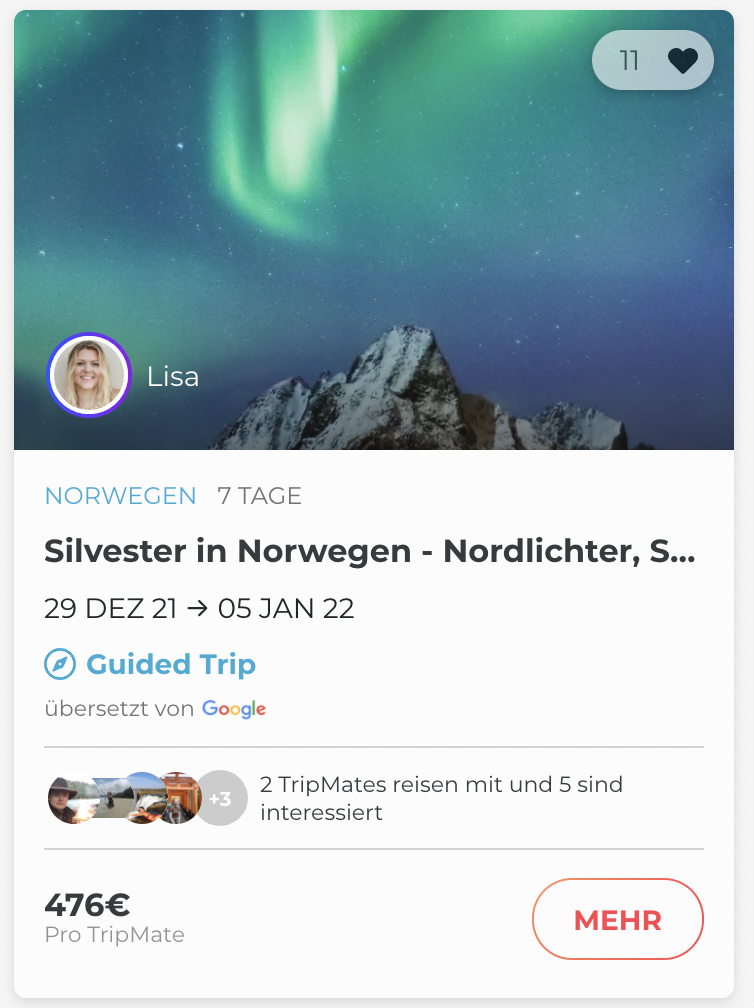 Begleitet Lisa nach Norwegen.