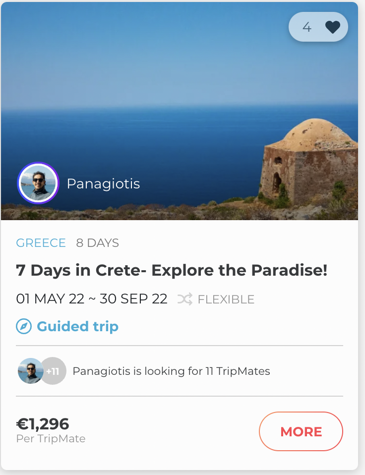 Join TripLeader Panagiotis on his trip to Crete.