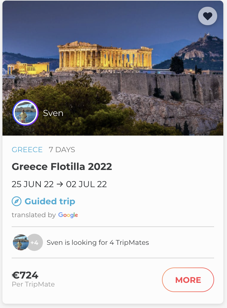 Join TripLeader Sven on a trip to Greece.