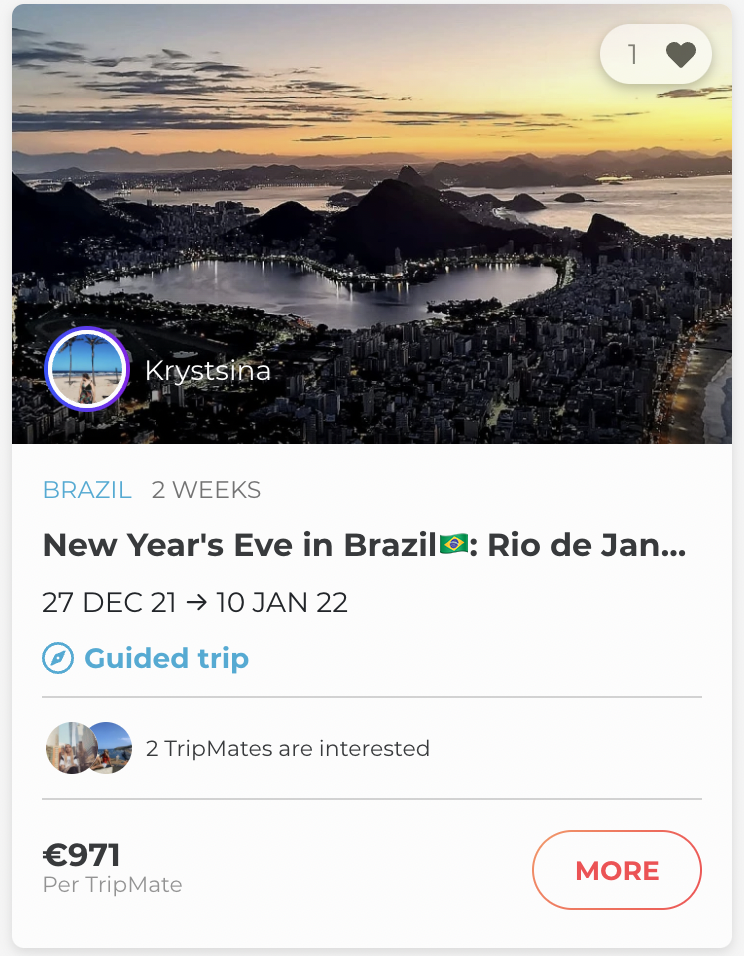 Begleite TripLeader Krystsina auf ihrem Trip durch Brasilien.