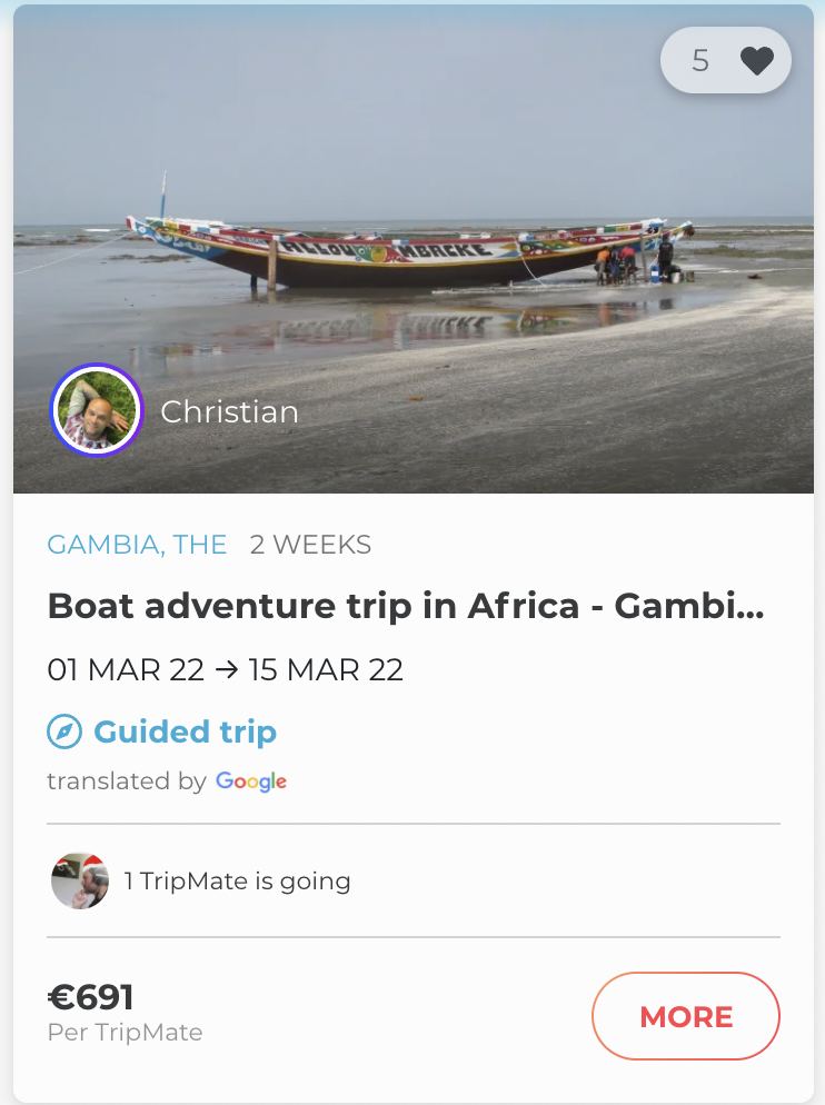 Reist mit Christian durch Gambia.