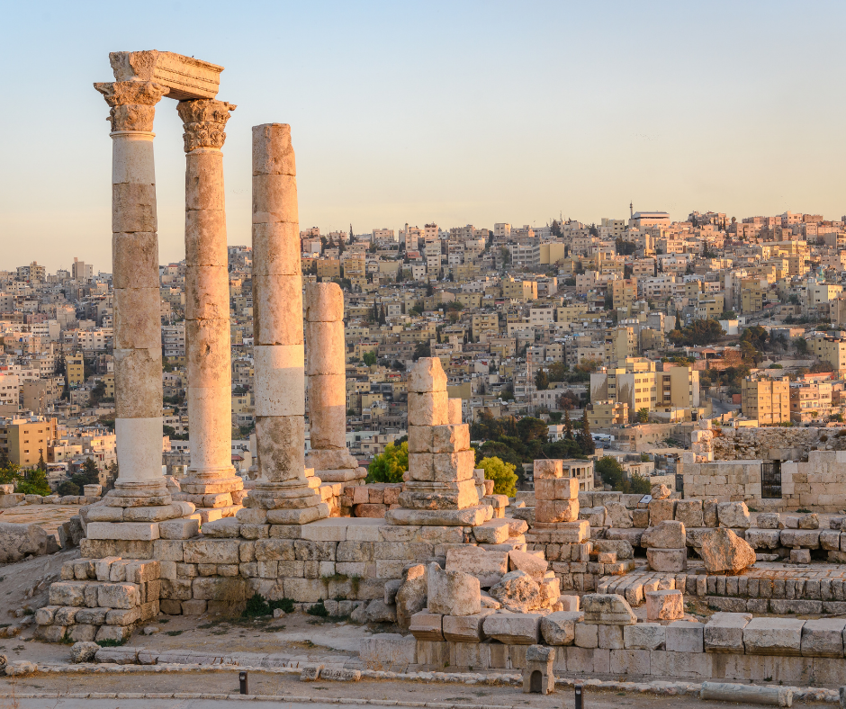 Roman ruins in Amman