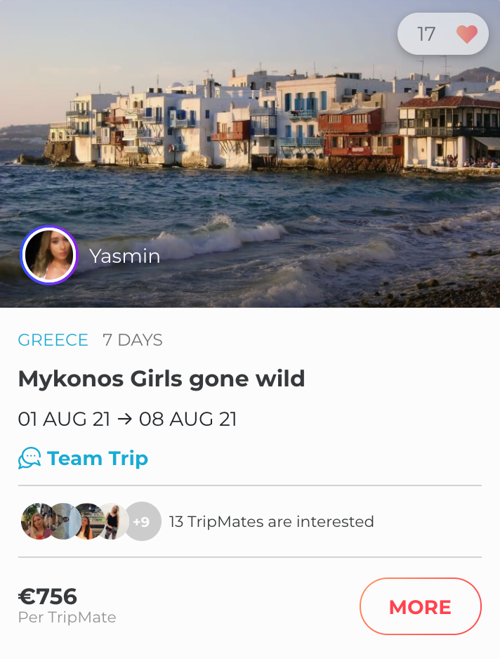 Mykonos girls trip.
