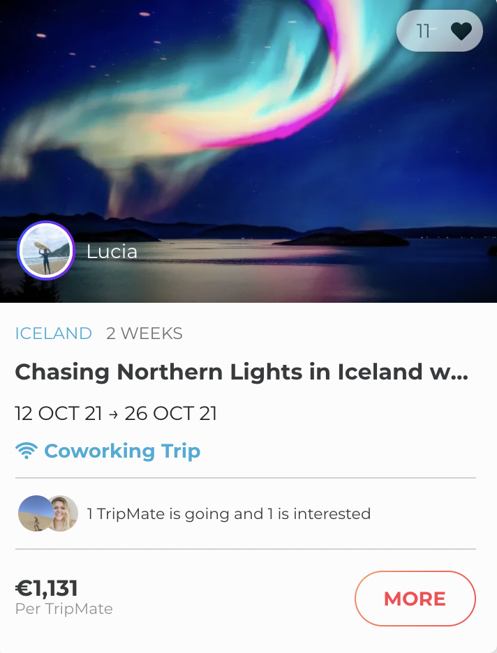Join Lucia in her CoWorking Trip to Iceland.