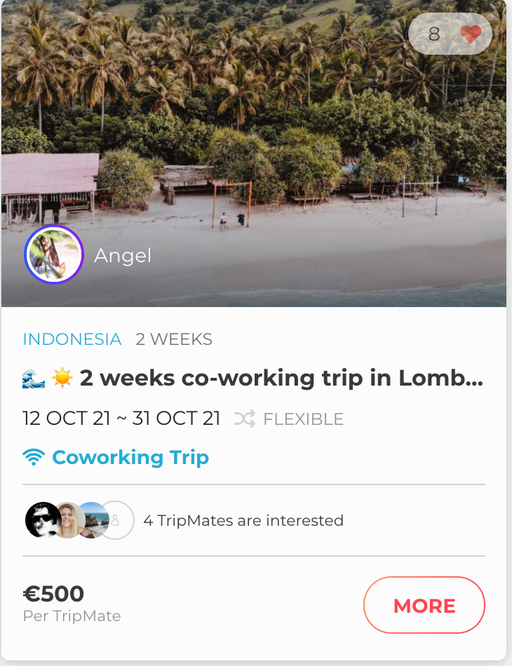 Angel's Co-working trip to Lombok 