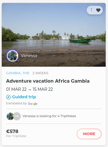 Join Vanessa in The Gambia