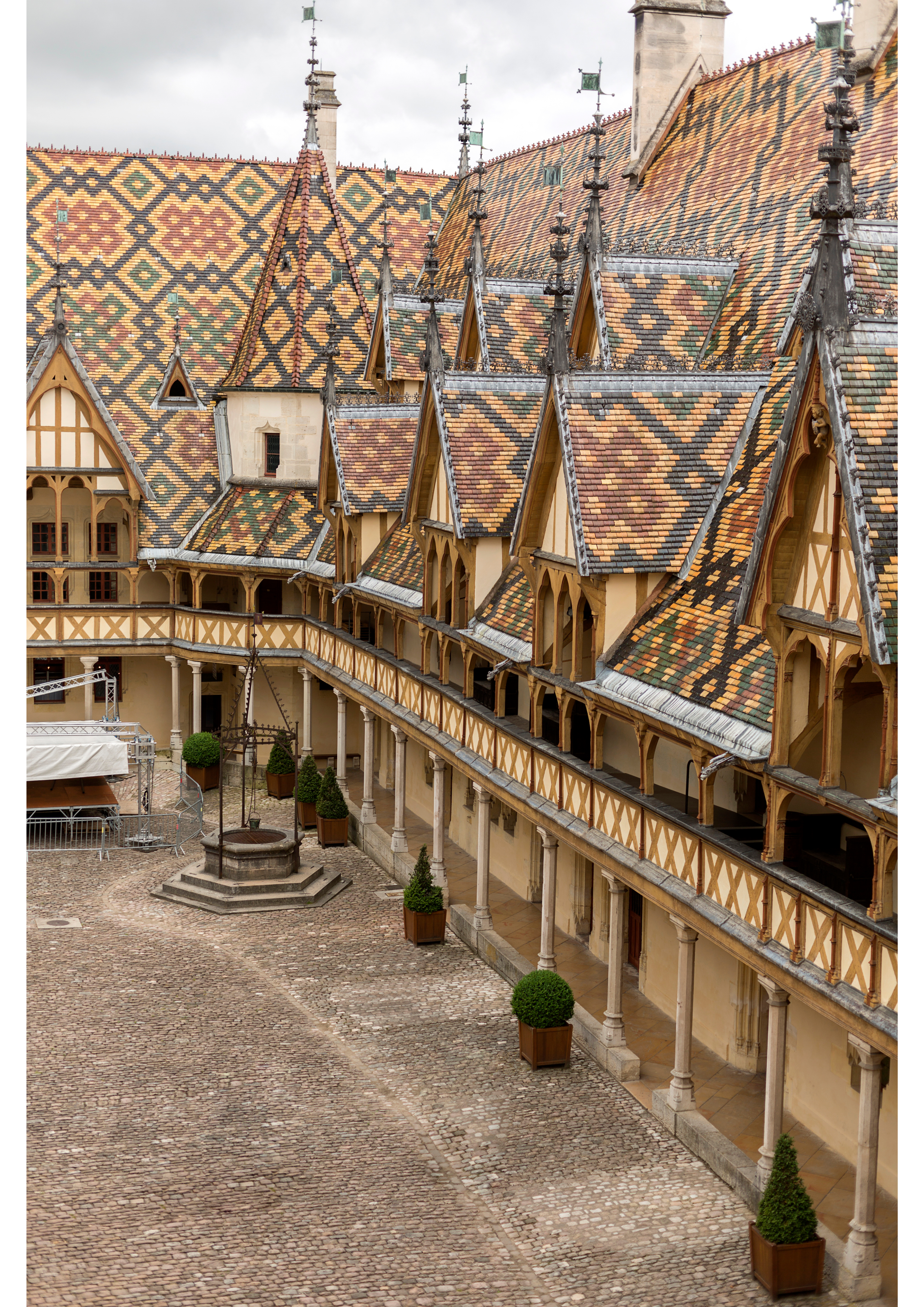 Famous Hospice in Beaune, France