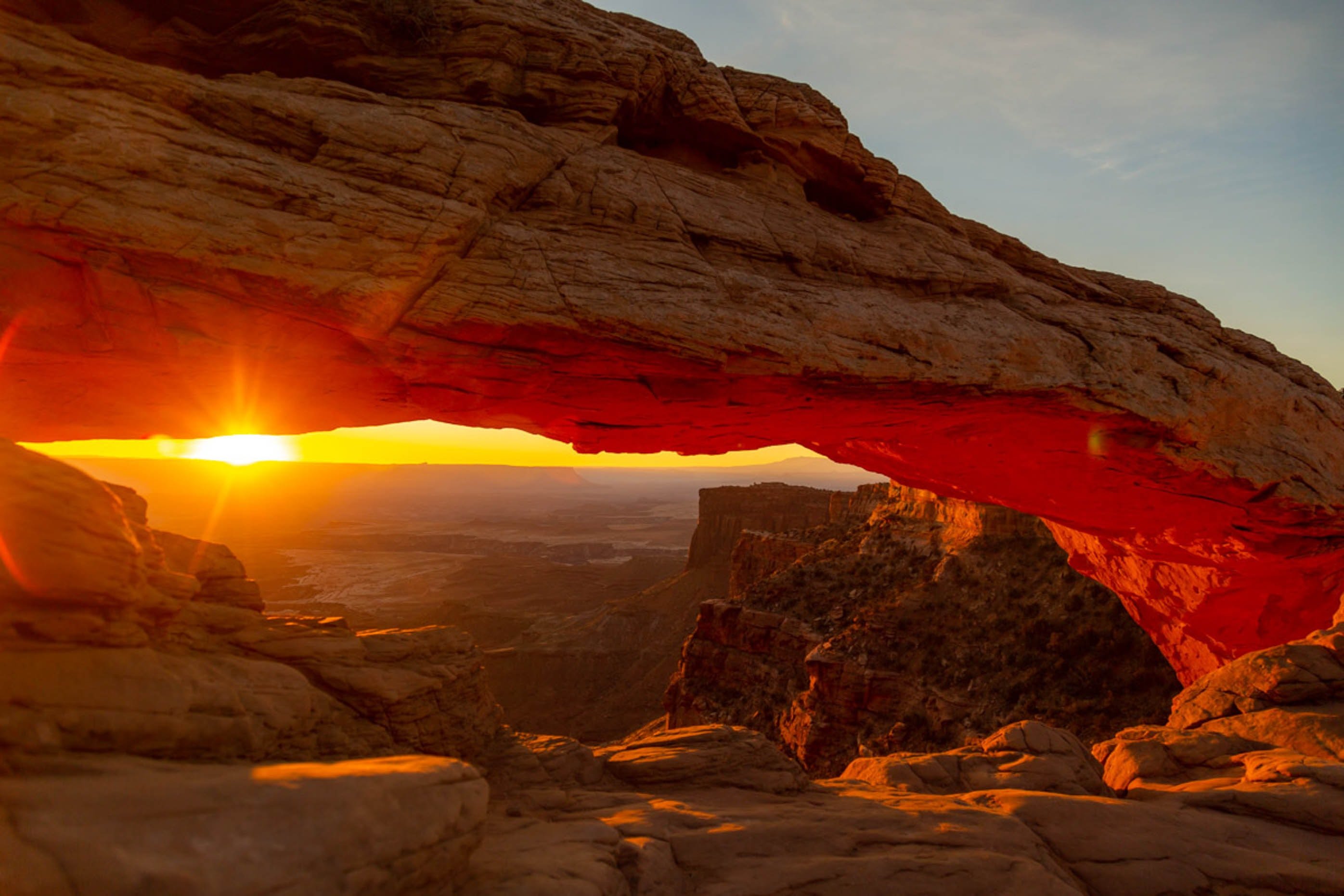 Canyonlands National Park, carved by the Colorado river.