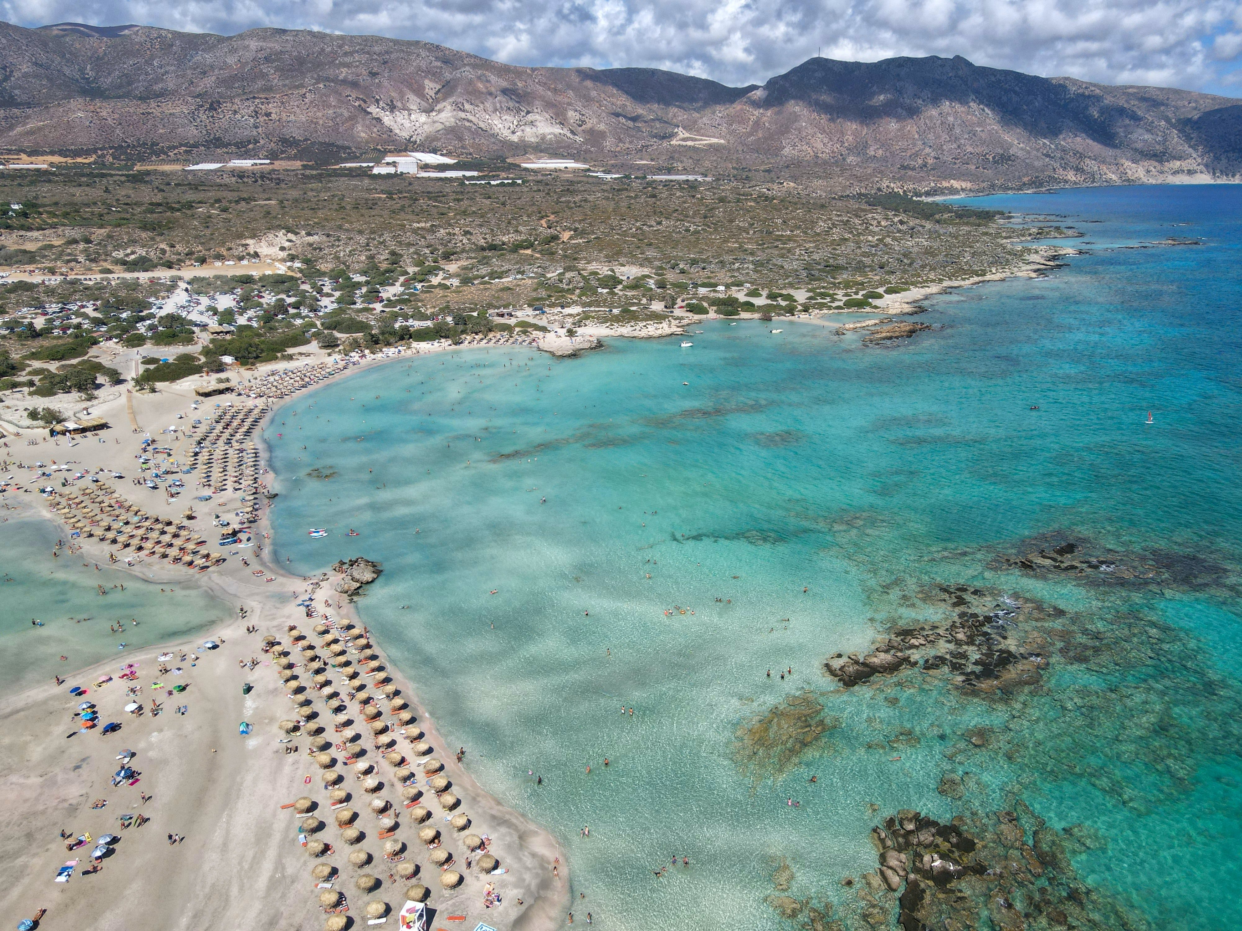 Elafonissi ist ein einzigartiger griechischer Strand.