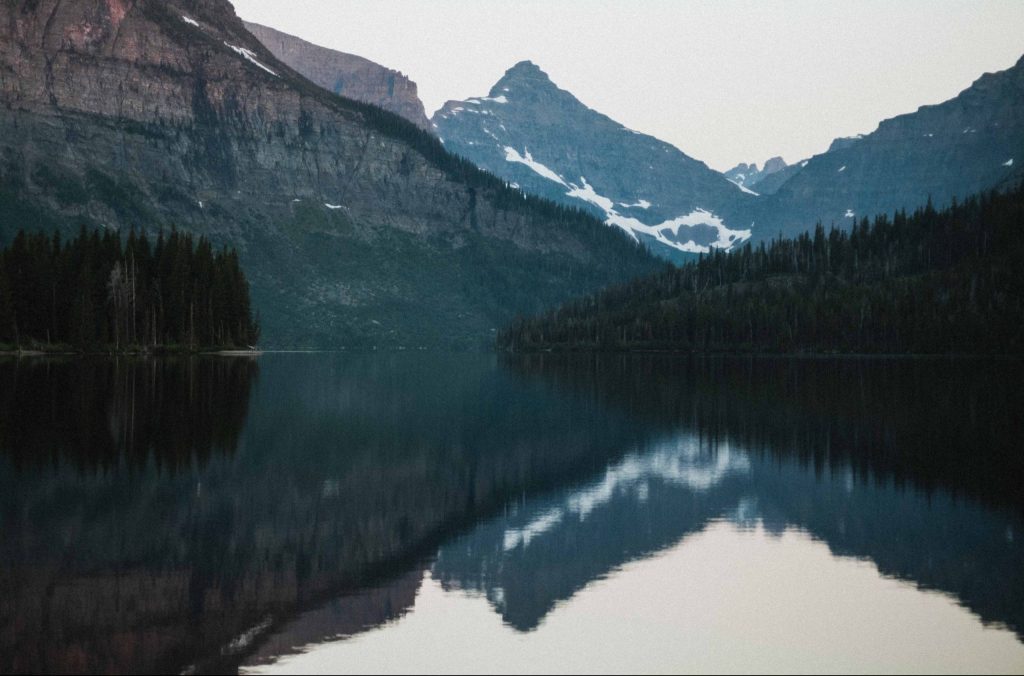 The Flathead lake, Montana in USA bodies of water