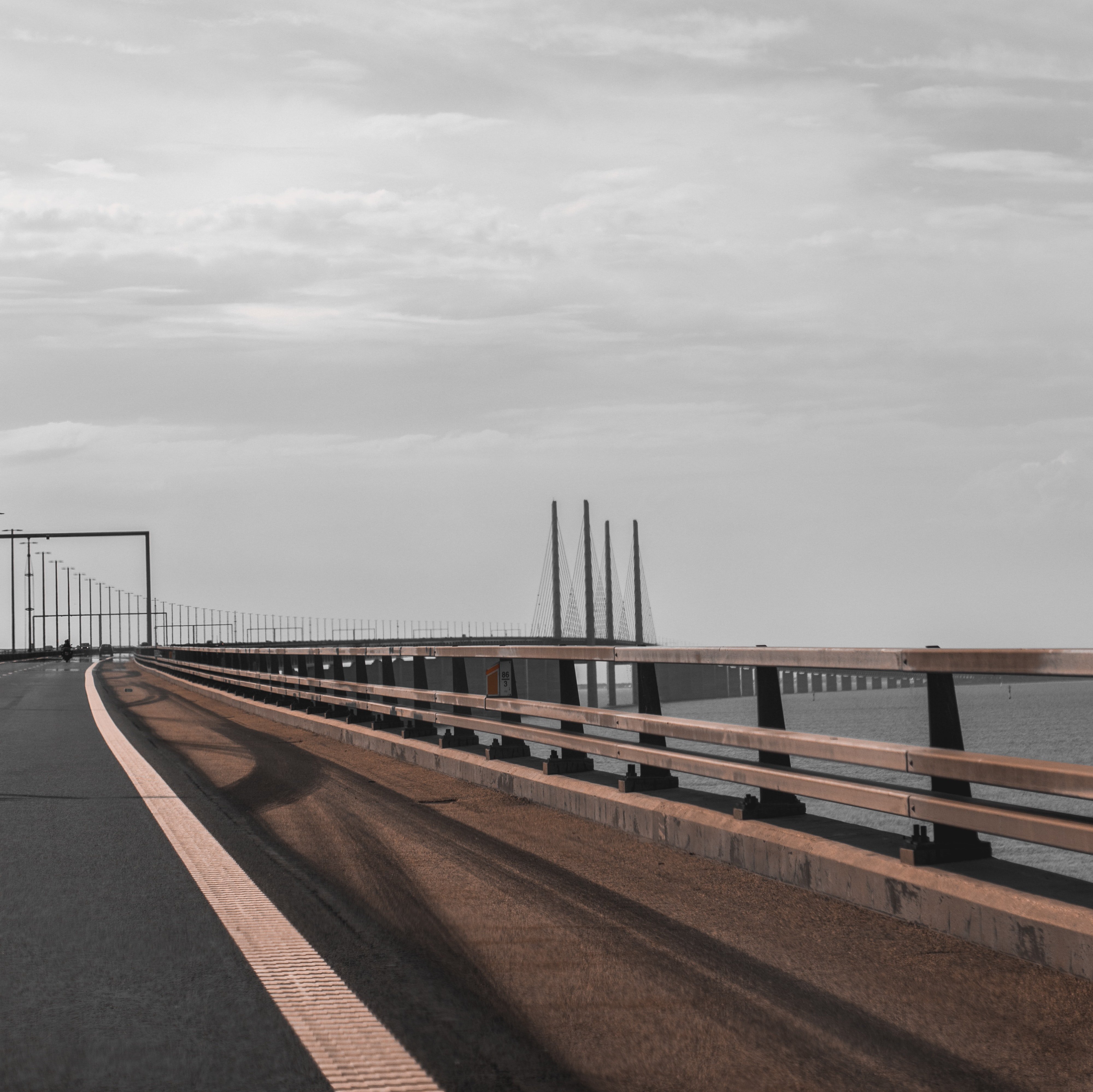 Øresund Bridge in Sweden and Denmark.