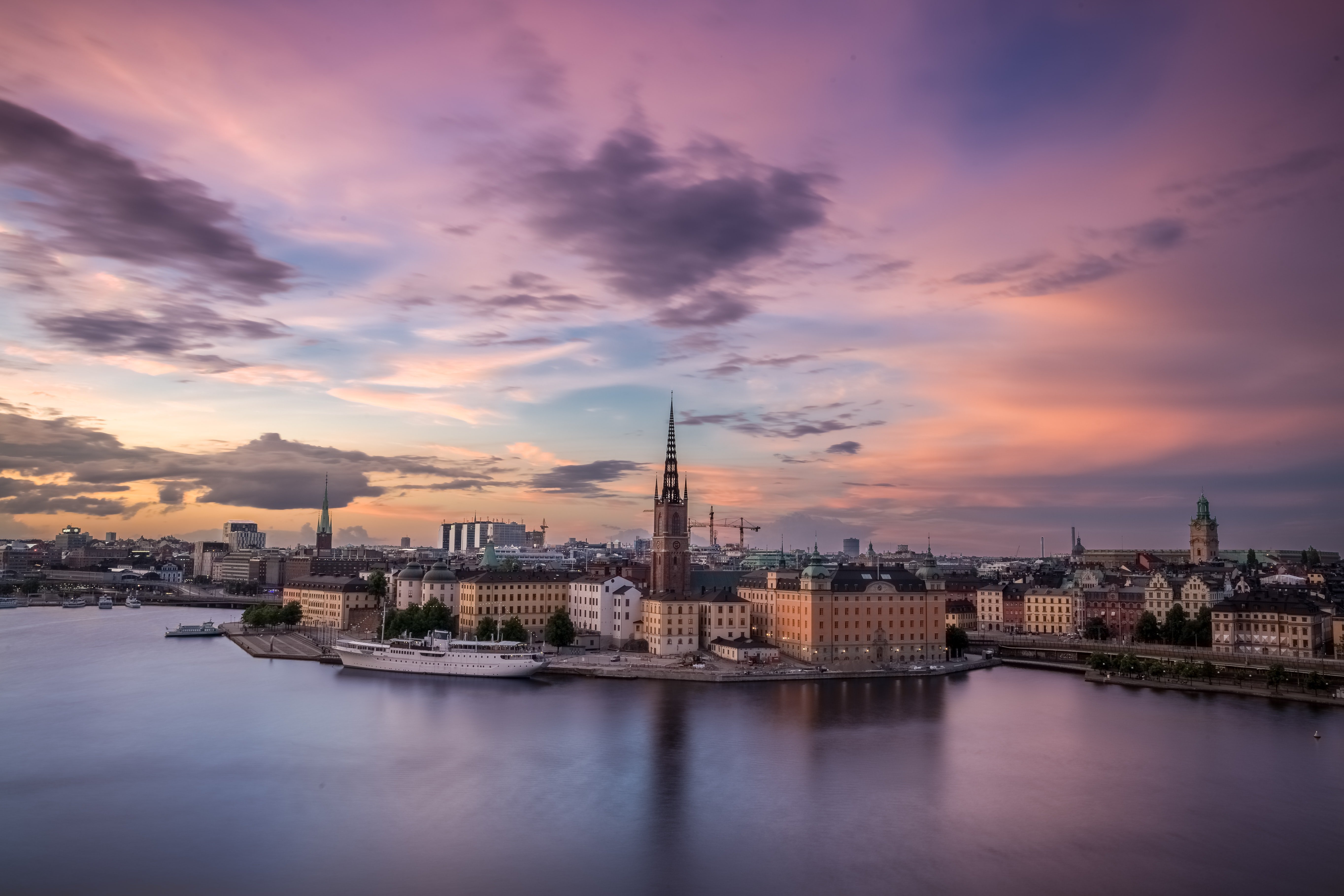 Blick auf das wunderschöne Stockholm, als Teil eures Skandinavien Roadtrip.