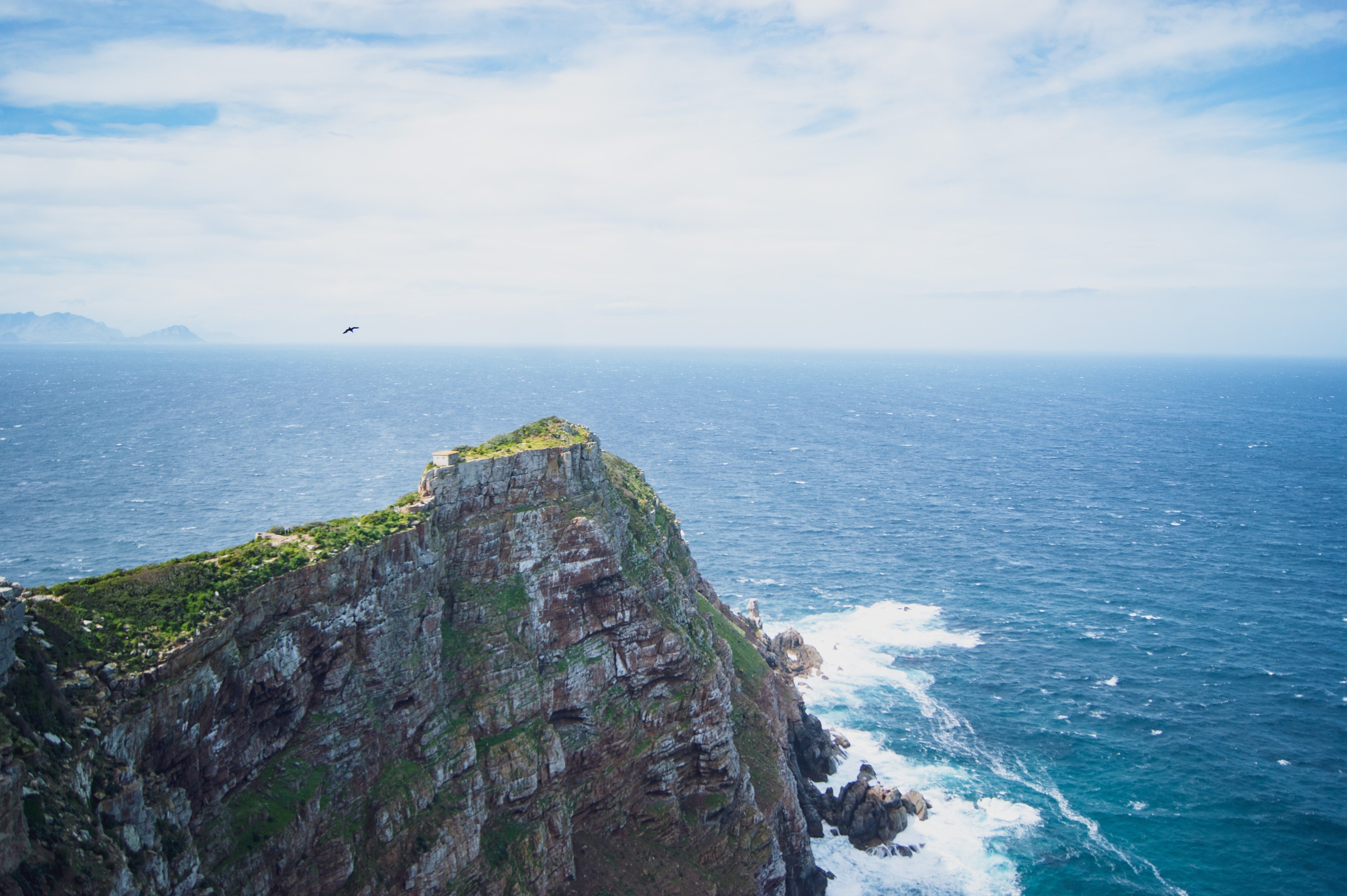 The Cape Point with a view of the sea.
