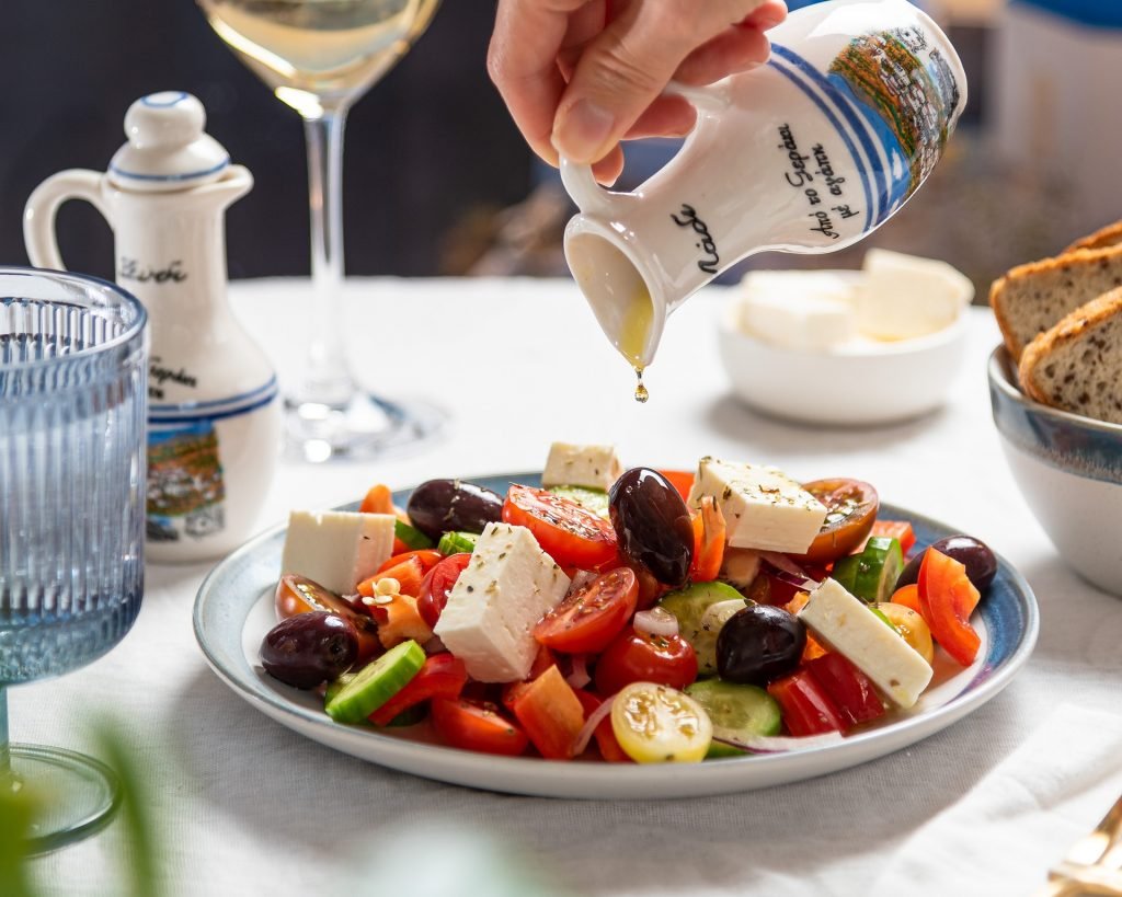 A greek salad is a treat to be enjoyed in Greece, food being an important part of every Travel Guide