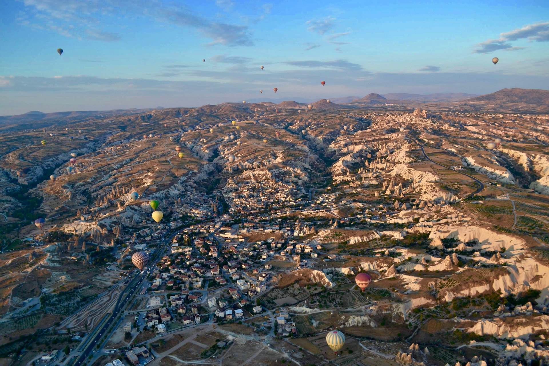 Cappadocia and the city of Ankara. Beautiful