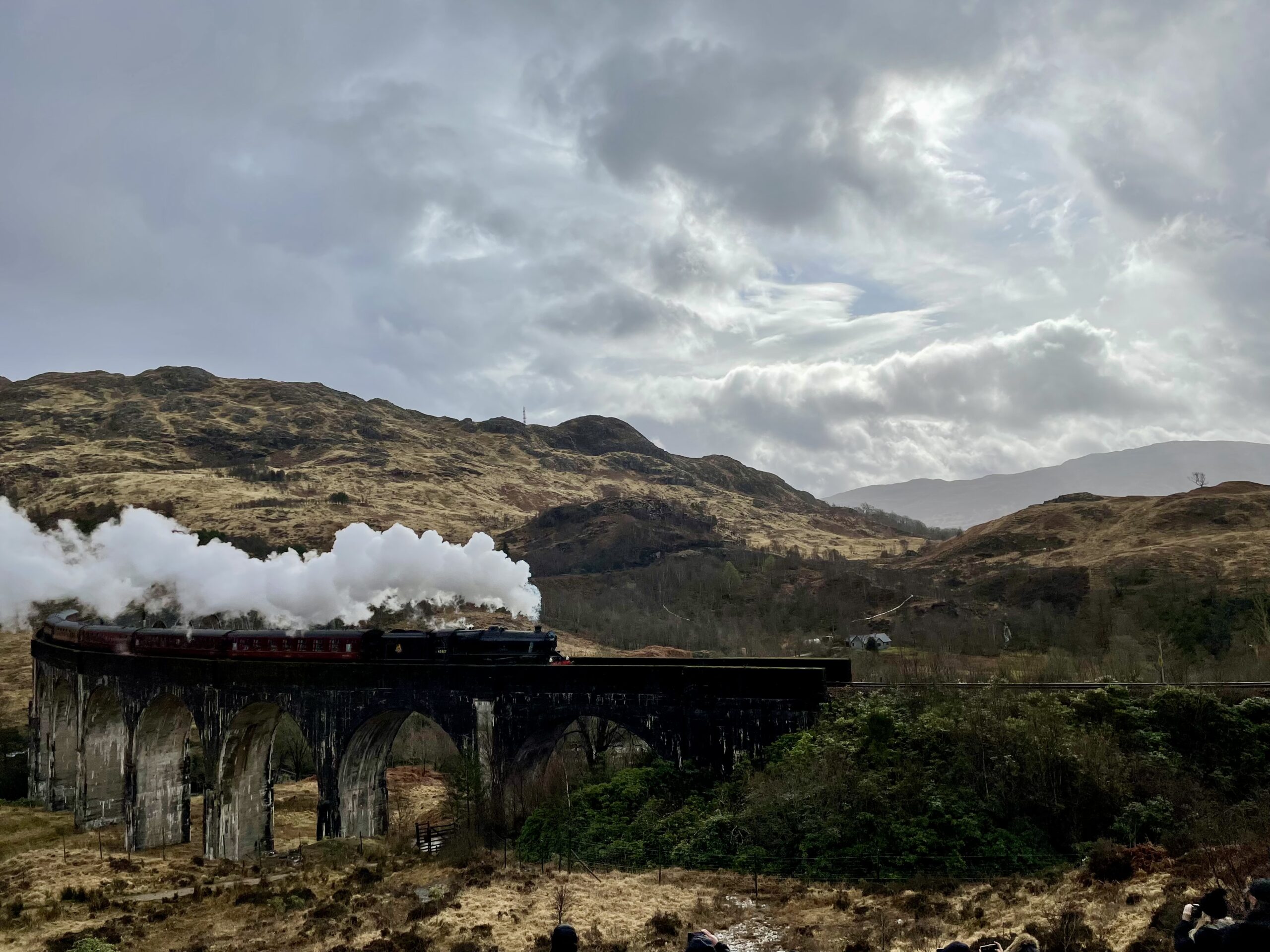 Jacobite Train at Glenfinnan Viaduct