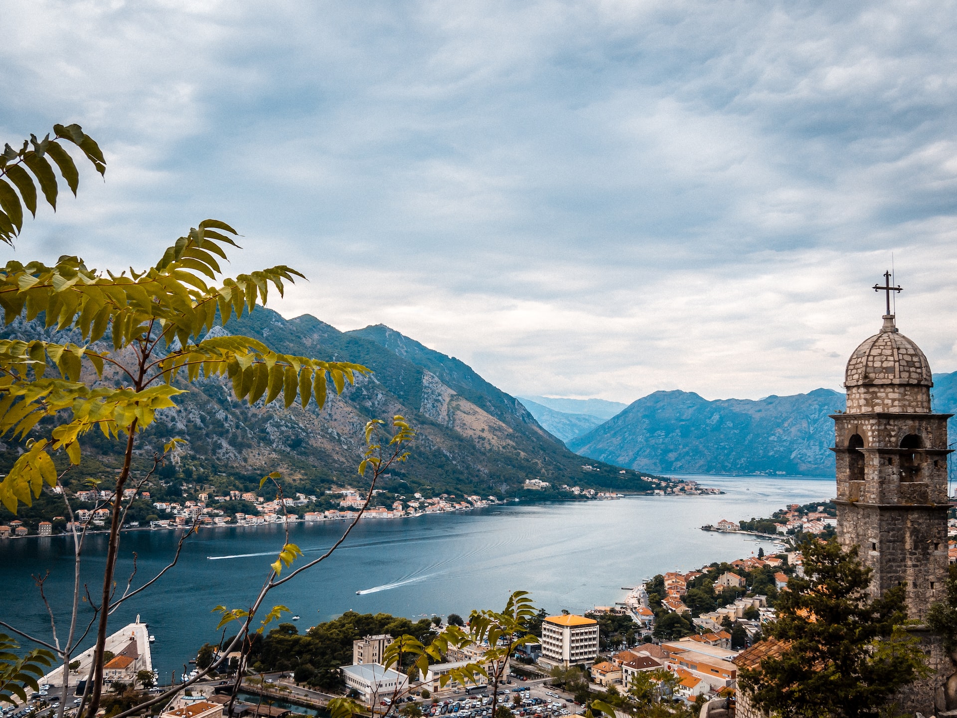 The beautiful bay of Montenegro
