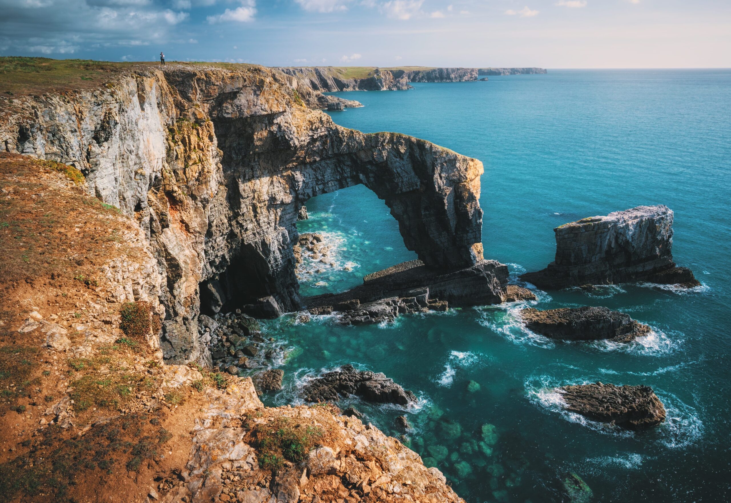 The turquoise water at witches cauldron is truly remarkable and a real hidden gem in the UK.