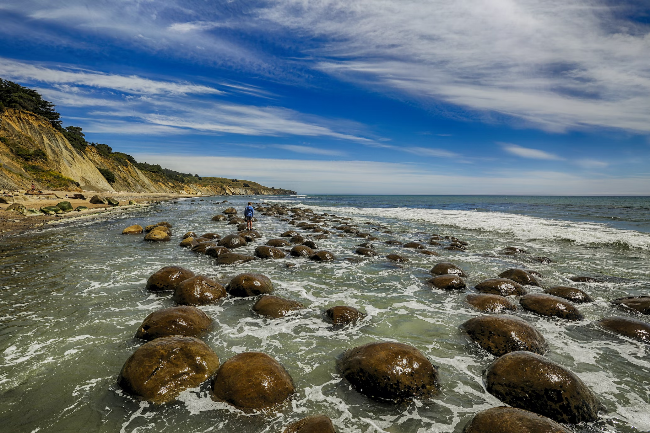 Bowling Ball Beach hidden gems in California