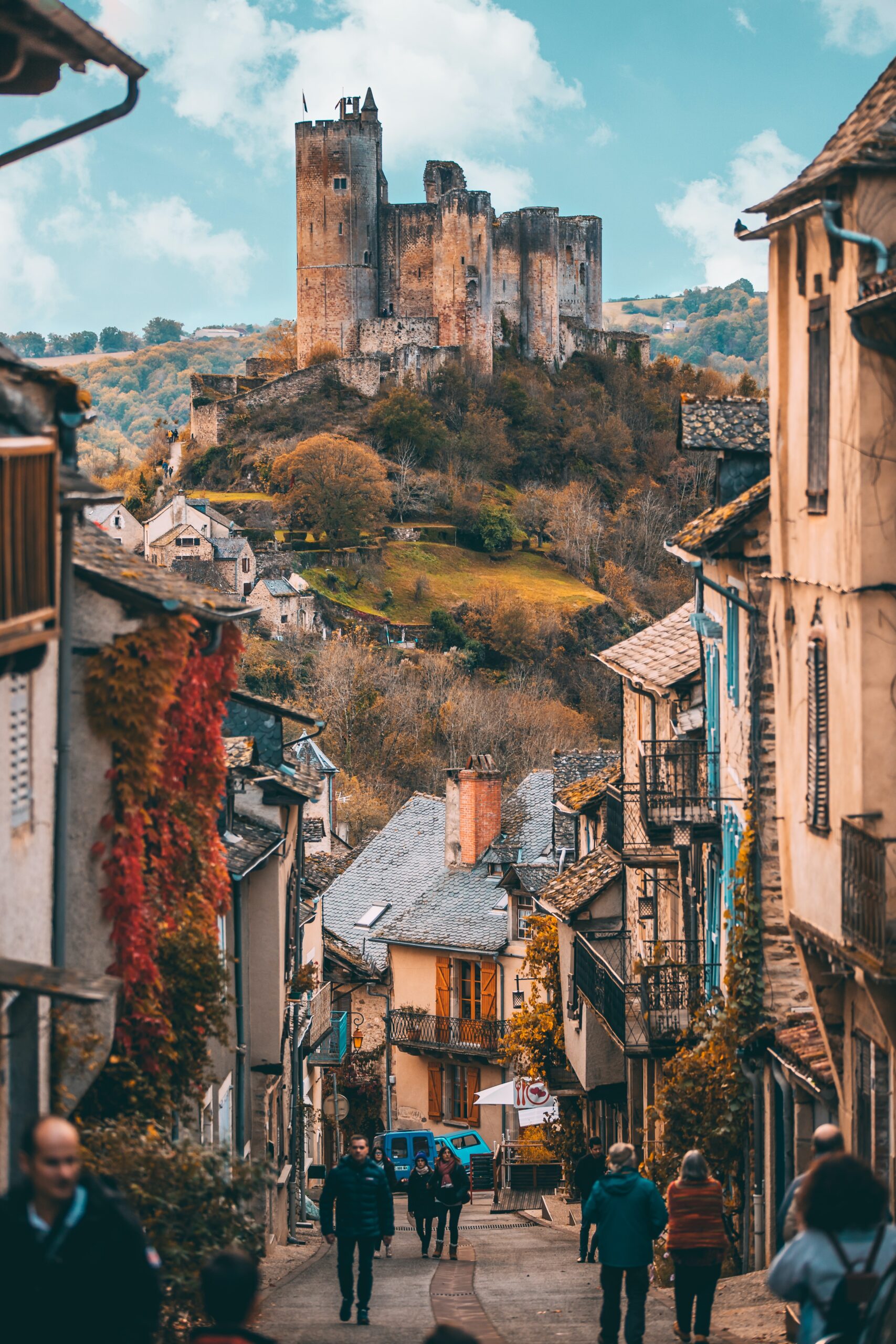 Explore the medieval castles in Najac, France, it is one of the hidden gems in France