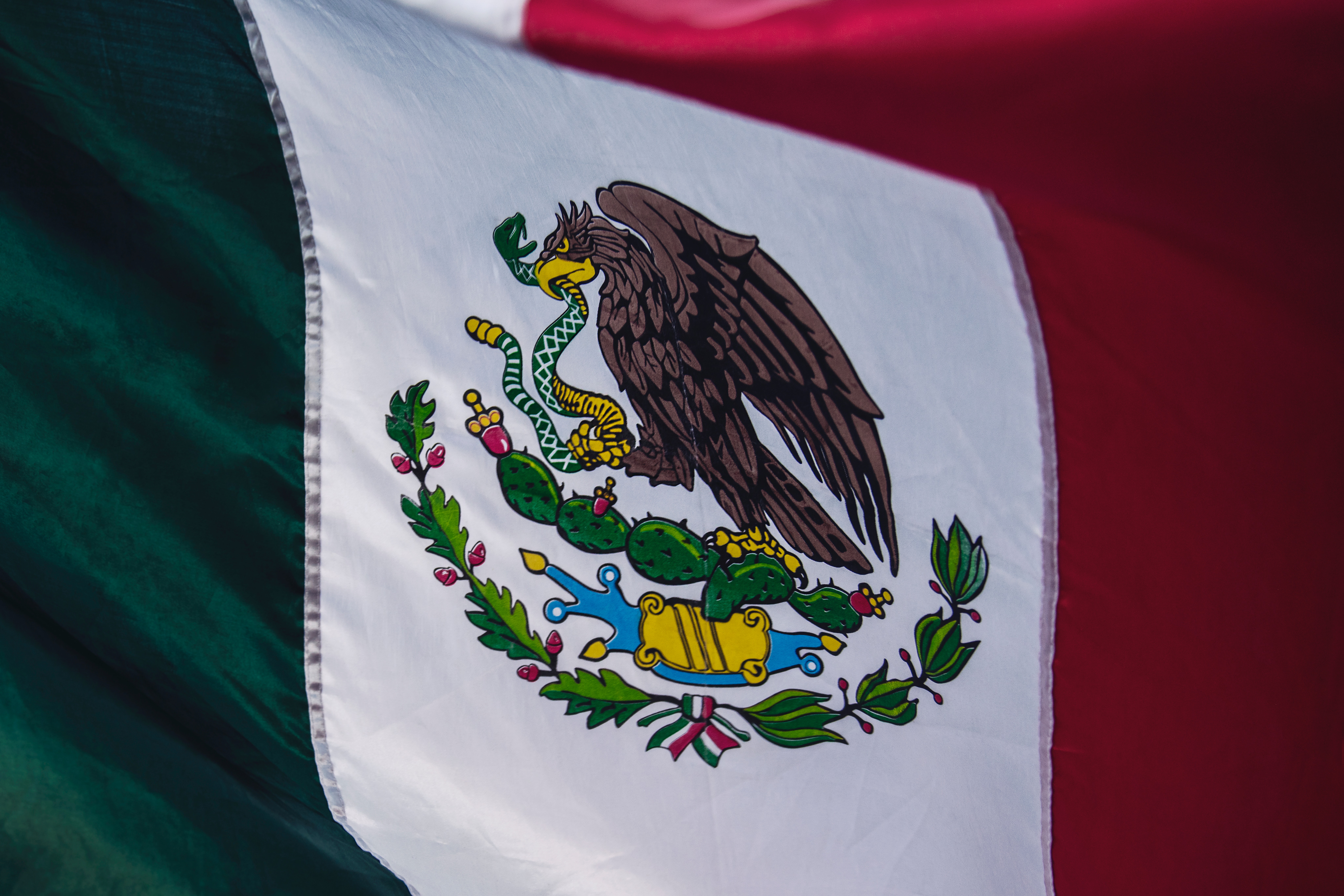 die mexikanische Flagge 