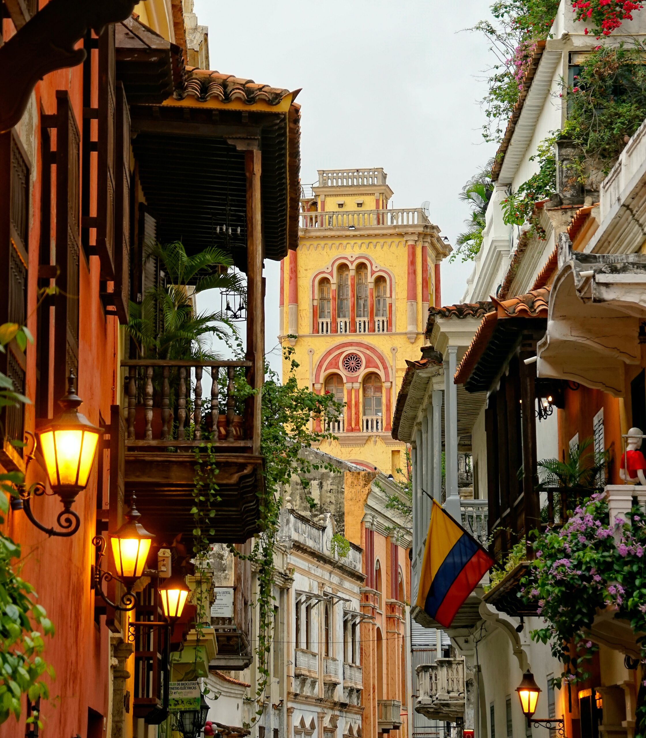 Visit Streets of Cartagena in Colombia for urban life scenes when you travel to South America