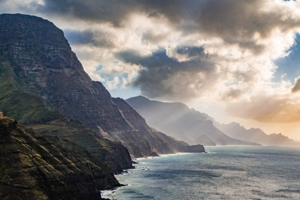 the coast of Gran Canaria