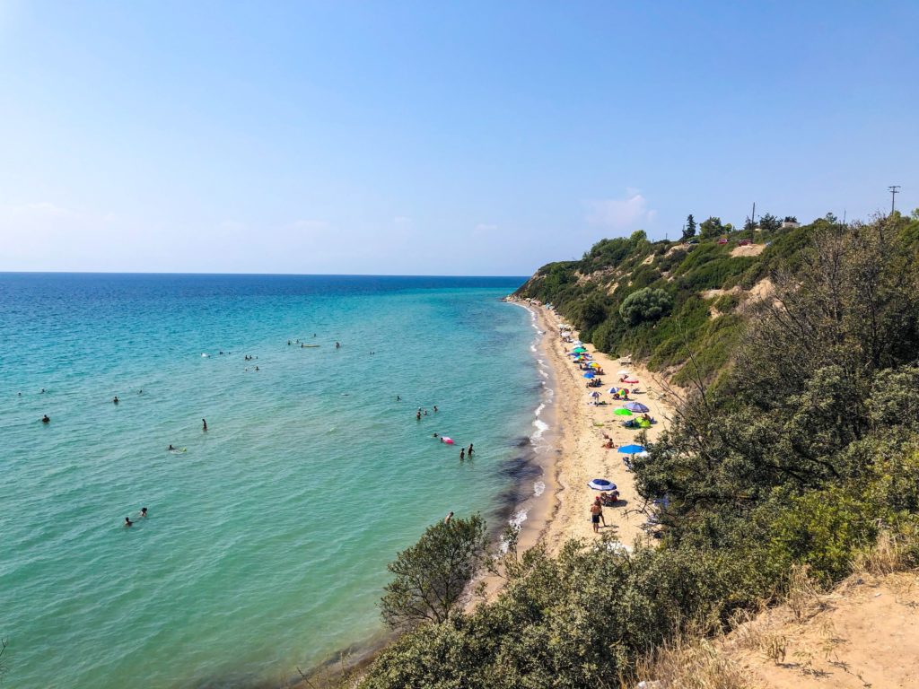 best snorkeling spots in Europe - the coastline of Chalkidiki in Greece