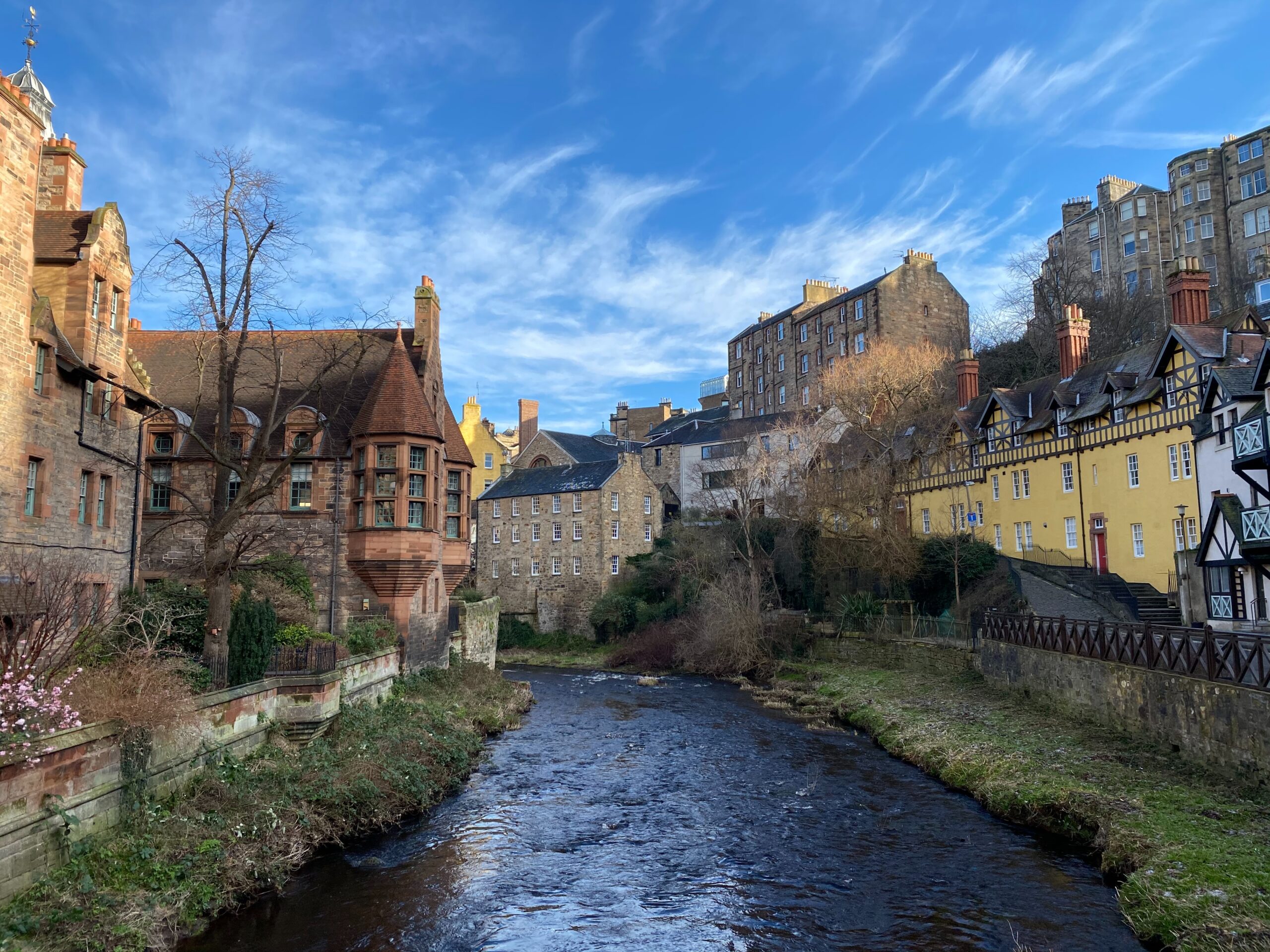 Dean Village is a beautiful hidden gem in Edinburgh.