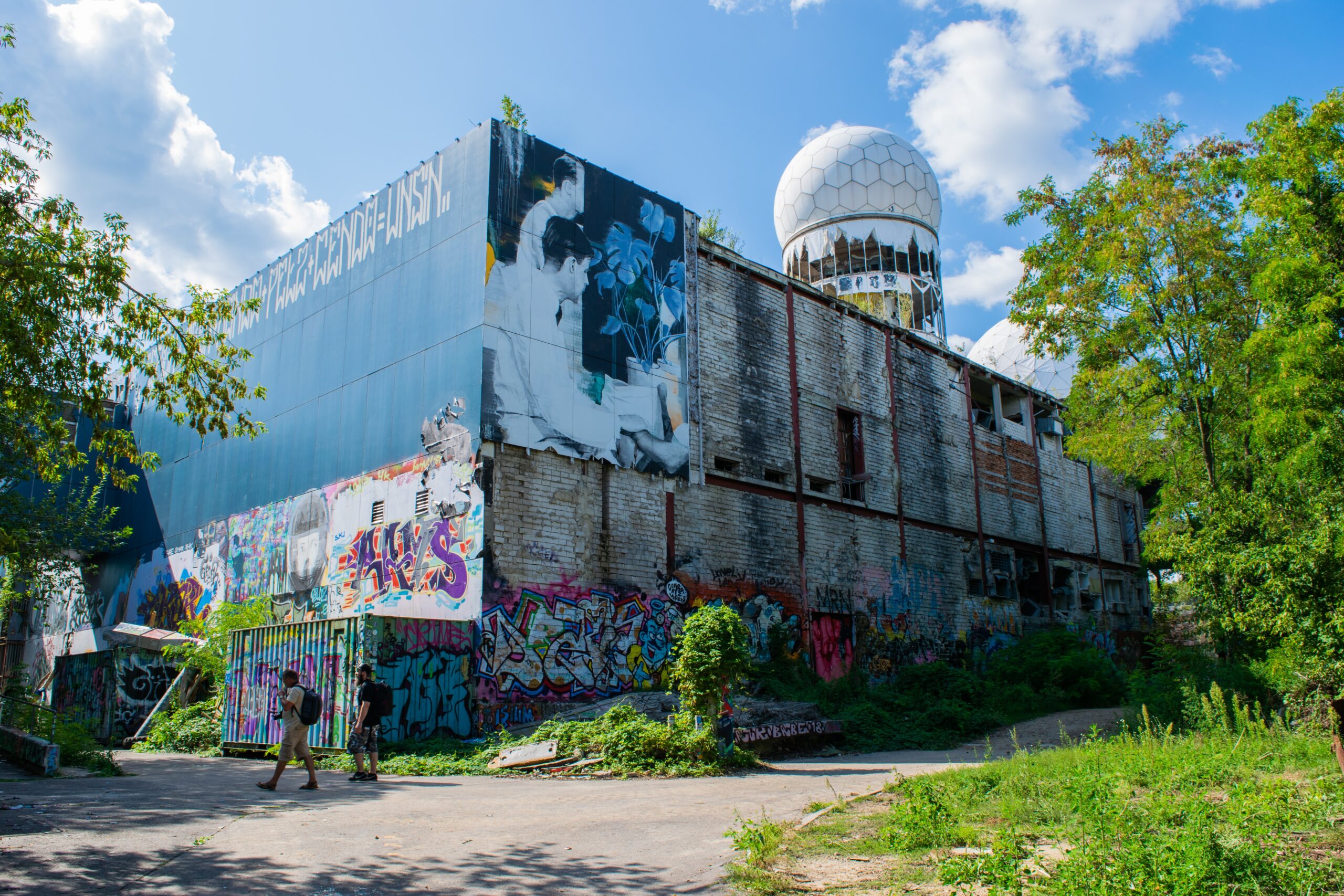 The Teufelsberg is one of Berlin hidden gems and offers a great view of the city.