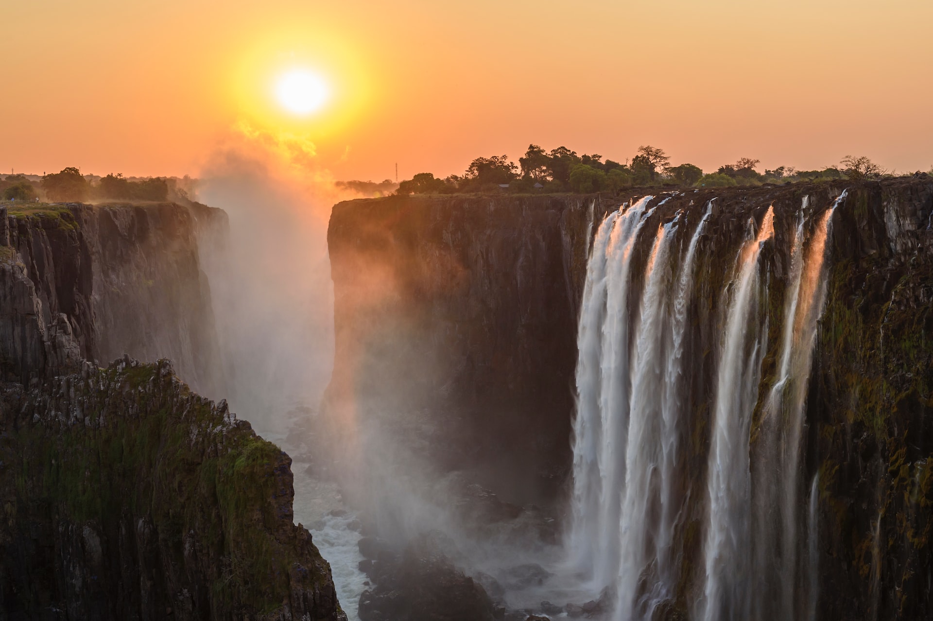 Africa bucket list to visit victoria falls
