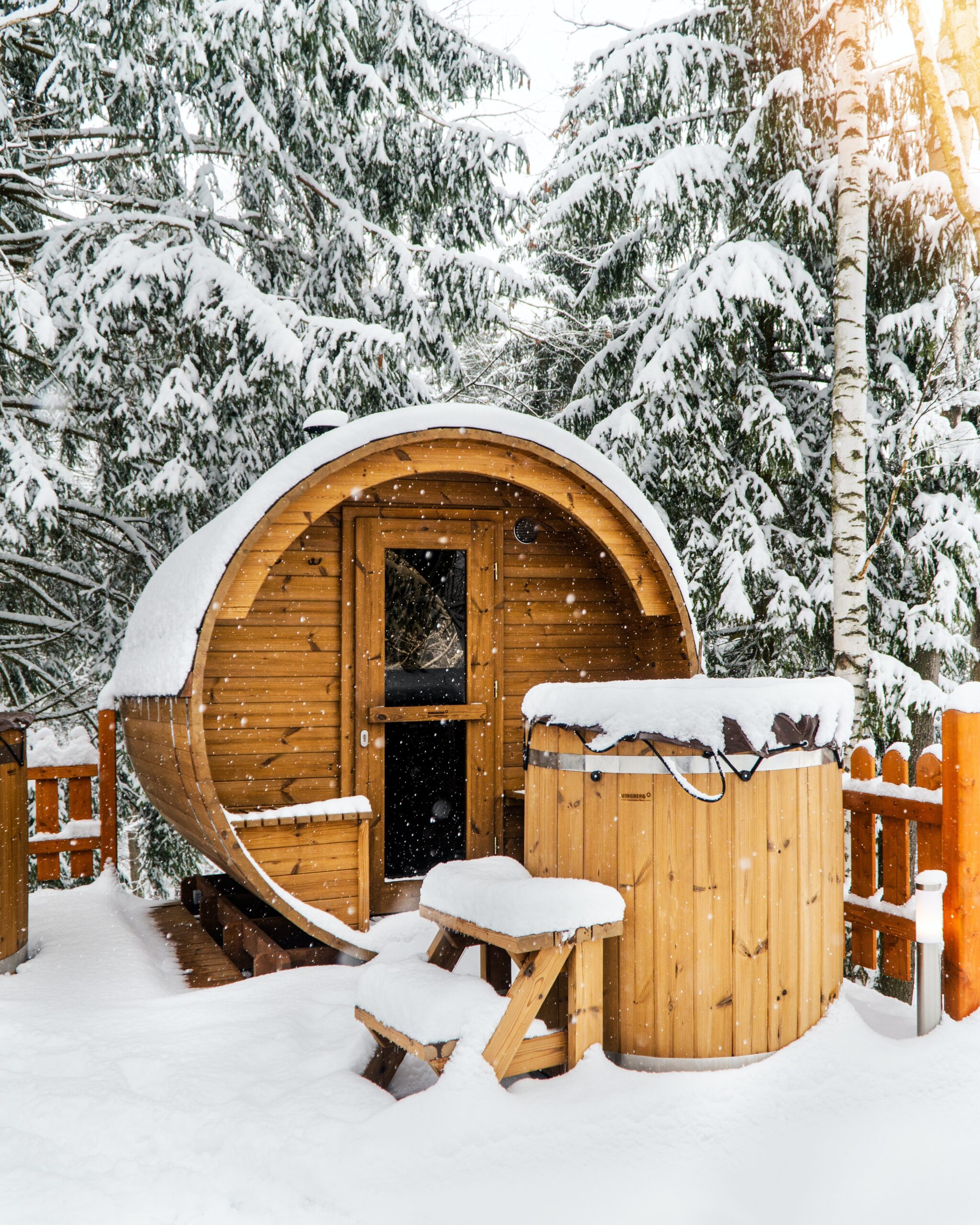 Dem Alltag einfach mal entfliehen und Weihnachten in der Sauna verbringen - eine richtige Alternative