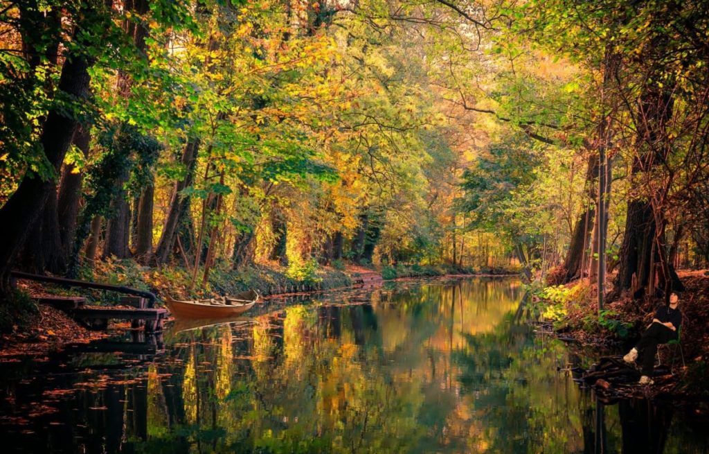 River in the Spreewald near Berlin travel destinations for students in germany