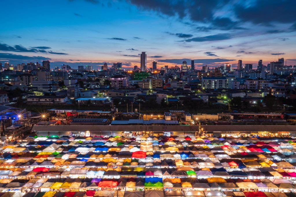 7 Most Incredible Night Markets in the World with a view of train night market ratchada. 