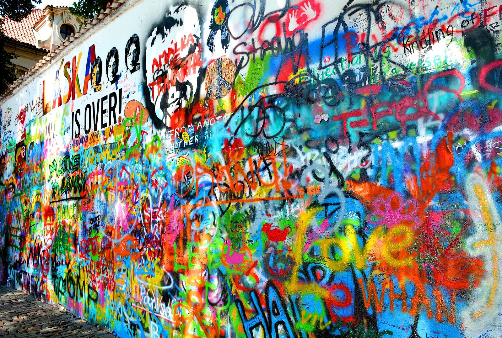 prague hidden gems the lennon wall