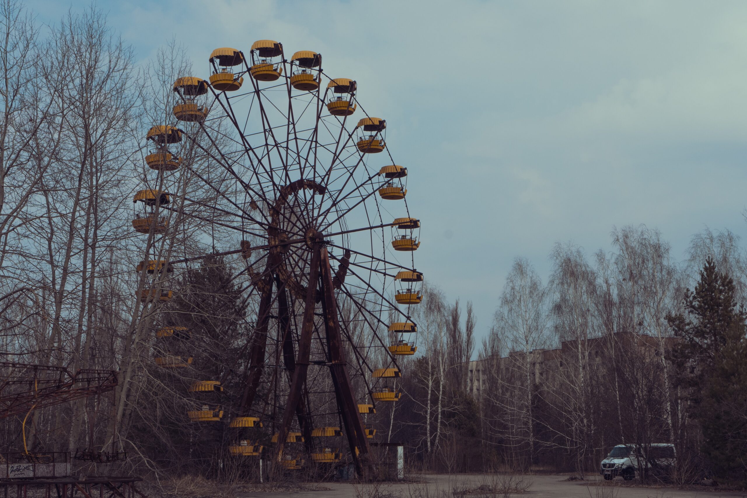 Pripyat ist eine der bekanntesten Geisterstädte der Welt.