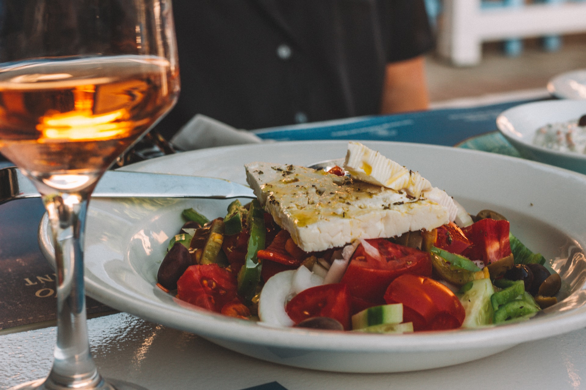 sample some Greek cuisine is one of the best things to do in Santorini
