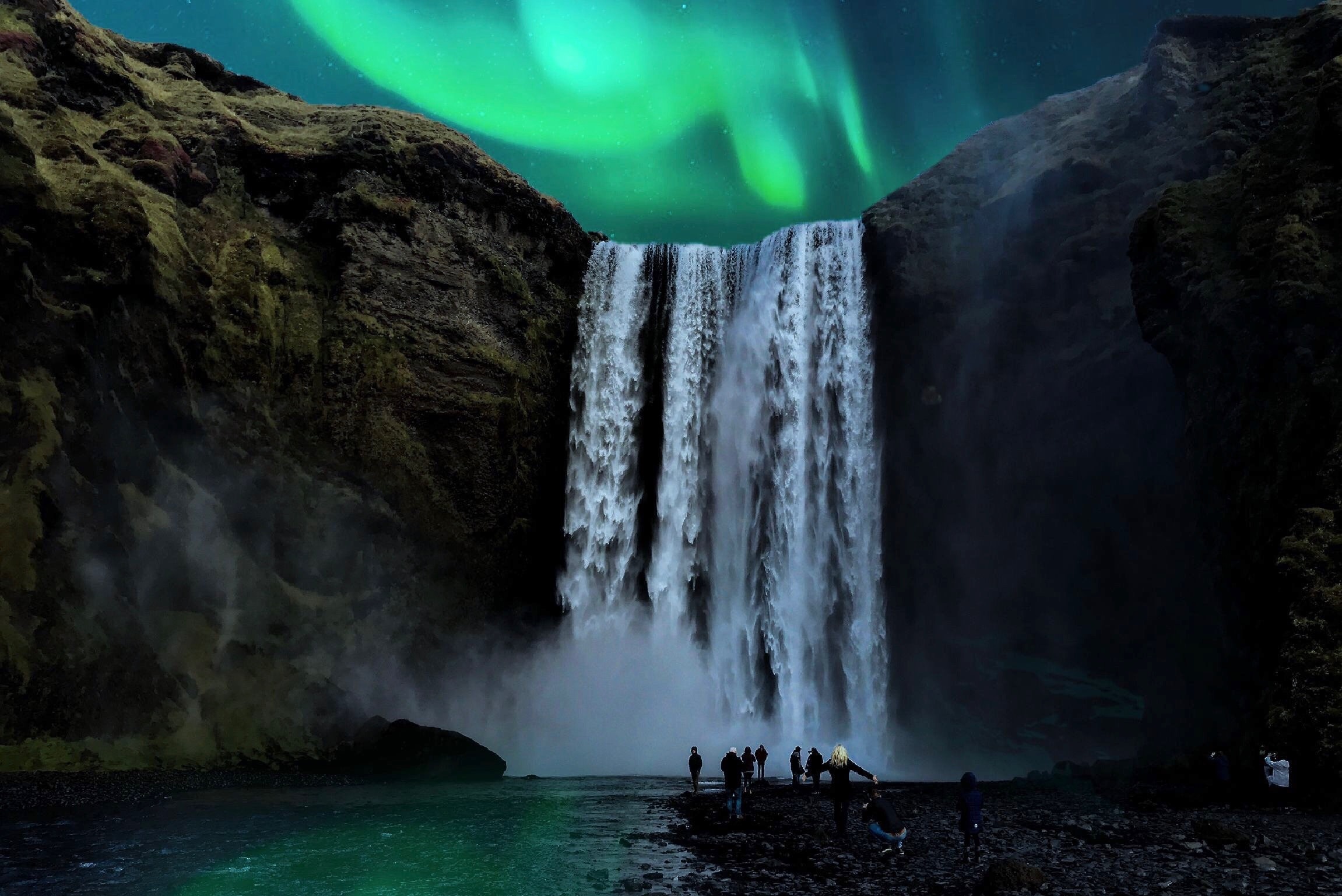 Wasserfälle und Nordlichter - die perfekte Mischung in Island