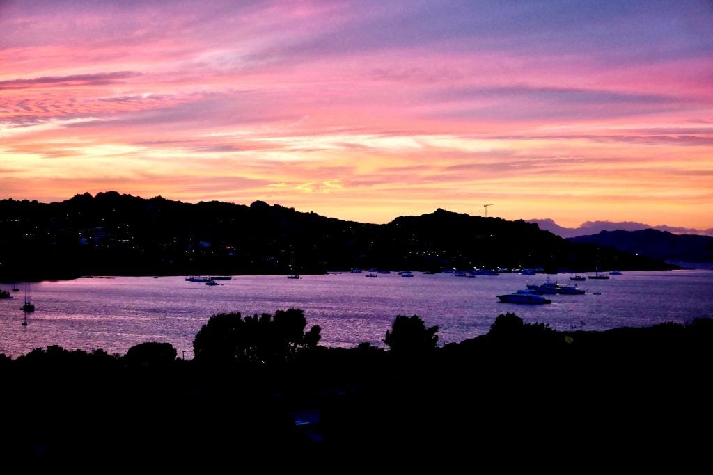 colorful Sunset in La Maddalena