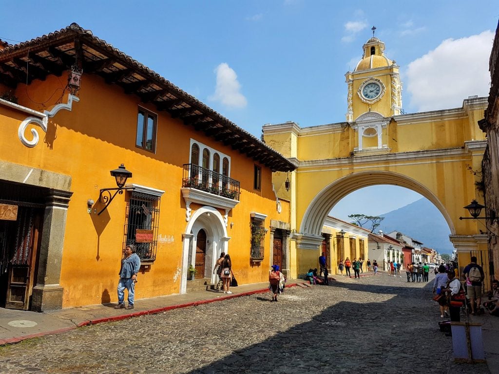 The colorful city of Antigua is one of the best places to visit in Central America