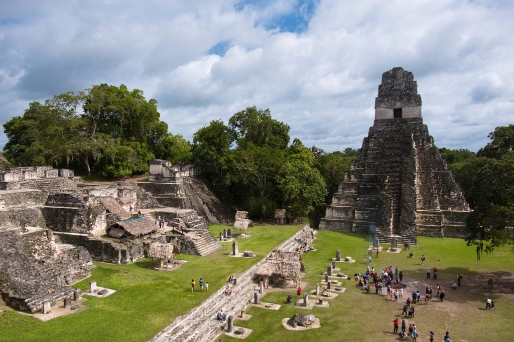 The beautiful Mayan ruins of Tikal