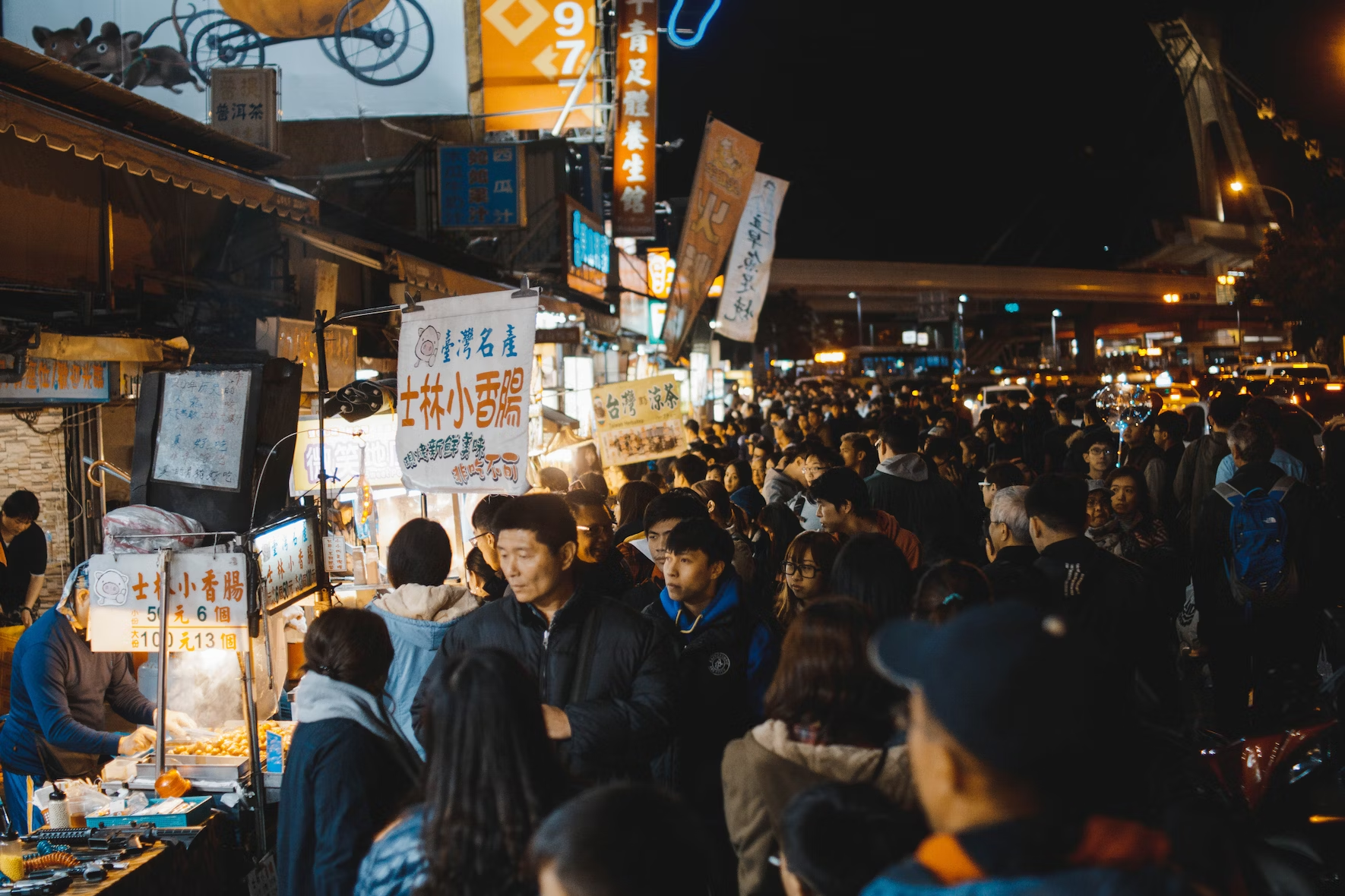 shillin night market street food markets taiwan